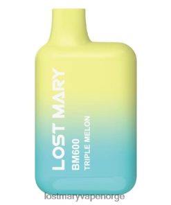 Lost Mary E Sigarett - LOST MARY BM600 engangs vape trippel melon 26DZPT136