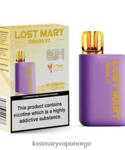Lost Mary E Sigarett - LOST MARY DM600 X2 engangs vape blåbærsky 26DZPT184