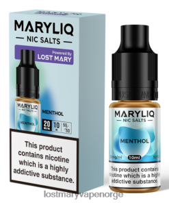 Lost Mary Norge - LOST MARY maryliq nic salter - 10 ml mentol 26DZPT217