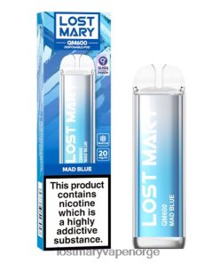 Lost Mary Oslo - LOST MARY QM600 engangs vape gal blå 26DZPT154