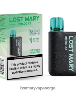 Lost Mary Pris - LOST MARY DM600 X2 engangs vape vestlig tobakk 26DZPT195