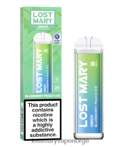 Lost Mary Pris - LOST MARY QM600 engangs vape blåbær fersken is 26DZPT155