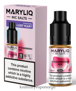 Lost Mary Pris - LOST MARY maryliq nic salter - 10 ml jordbæris 26DZPT219