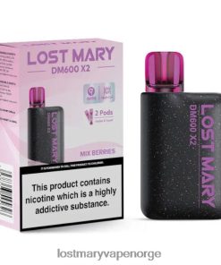 Lost Mary Smak - LOST MARY DM600 X2 engangs vape bland bær 26DZPT190