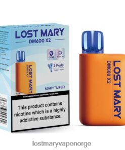 Lost Mary Vape Norge - LOST MARY DM600 X2 engangs vape maryturbo 26DZPT189