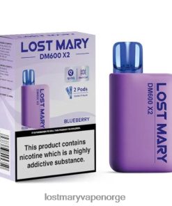 Lost Mary Vape Smaken - LOST MARY DM600 X2 engangs vape blåbær 26DZPT183