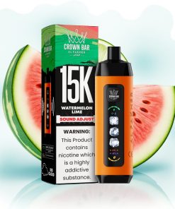 Al Fakher 15k Ice Adjust Clouds 15000 Puff 22ml Vannmelon Lime