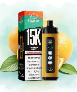 Al Fakher 15k Ice Adjust Clouds 15000 Puff Appelsin Mynte Mesh Coil