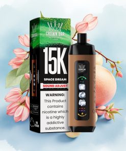Al Fakher 15k Ice Adjust Clouds 15000 Puff LED Display Romdrøm
