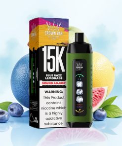 Al Fakher 15k Ice Adjust Clouds 15000 Puffs Blå Bringebær Lemonade Mesh Coil