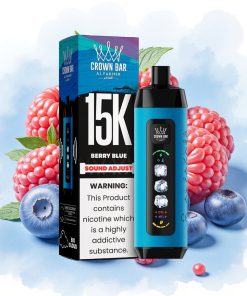 Al Fakher 15k Ice Adjust Clouds 15000 Puffs Blåbær Mesh Coil