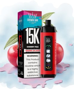 Al Fakher 15k Ice Adjust Clouds 15000 puff 22ml Kirsebær Fizz