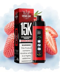 Al Fakher 15k Ice Adjust Clouds 15000 puffs Jordbær Punch Mesh Coil