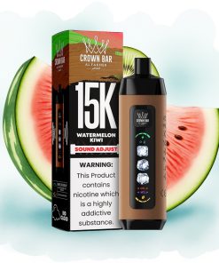 Al Fakher 15k Ice Adjust Clouds 15000 puffs Vannmelon Kiwi Mesh Coil