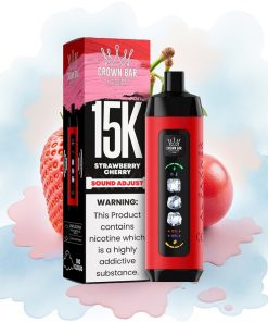 Al Fakher 15k Is Skyer Disposable Enhet Jordbær Kirsebær 15000 Puffs Mesh Coil