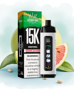 Al Fakher 15k Is Skyer Engangsdevice Mentol og 15000 puff