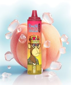 Fumot RandM Tornado 15000 Puffs 25ml Fersken Is