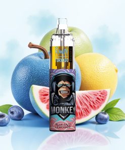 Fumot Tornado 7000 Puffs Blå Bringebær Lemonade 850 MAH