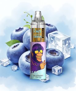 Fumot Tornado 7000 Puffs Blåbær På Is Med RGB Lys