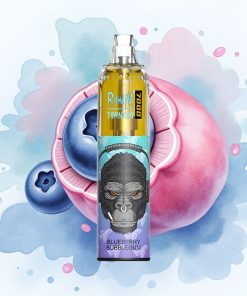 Fumot Tornado 7000 Puffs Blåbærtuggummi og Luftjusterbar