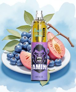 Fumot Tornado 7000 Puffs Dr. Blå og Mesh Coil