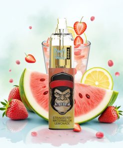 Fumot Tornado 7000 Puffs Jordbær Vannmelon Lemonade 850 MAH