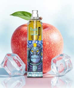 Fumot Tornado 7000 Puffs Rødt Eple Is Type-C