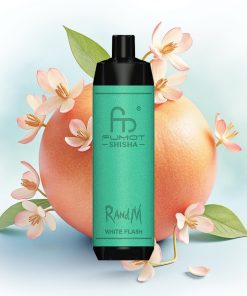 RandM Fumot Shisha 10000 Puffs 18ml Hvit Blits