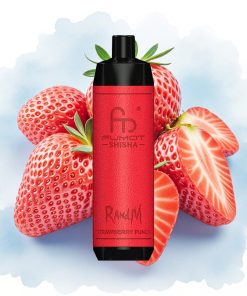 RandM Fumot Shisha 10000 Puffs Jordbær Punch 18ml