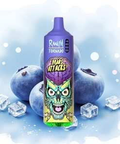 RandM Tornado 9000 Puffs 850 mAh Blåbær Is