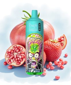 RandM Tornado 9000 Puffs 850 mAh Jordbær Granateple