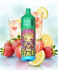 RandM Tornado 9000 Puffs 850 mAh Jordbær Sitronade