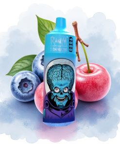 RandM Tornado 9000 Puffs Blåbær Kirsebær Tranebær Mesh Coil