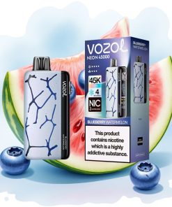 Vozol Neon 45K 45000 Puffs 20ml Blåbær Vannmelon