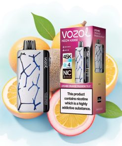 Vozol Neon 45K 45000 Puffs 20ml Litchi Appelsin Pasjonsfrukt