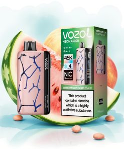 Vozol Neon 45K 45000 Puffs 20ml Vannmelon Sur Fersken