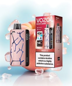Vozol Neon 45K 45000 Puffs Justerbar Is Peach Is