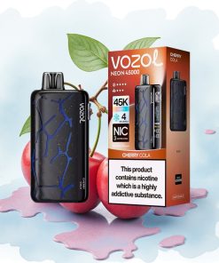 Vozol Neon 45K 45000 Puffs Justerbar Luftstrøm Kirsebær Cola