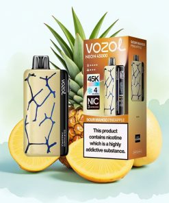 Vozol Neon 45K 45000 Puffs Justerbar Luftstrøm Sur Mango Ananas