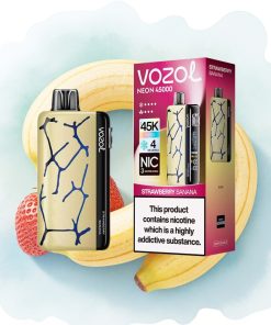 Vozol Neon 45k 45000 Puffs Justerbar Luftstrøm Jordbær Banan